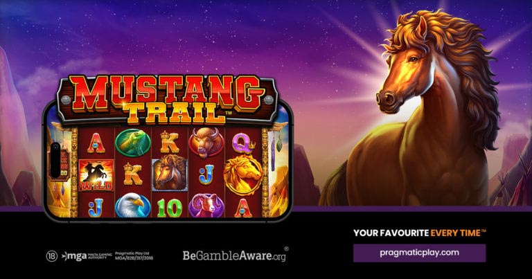 Pragmatic Play เซอร์ไพรส์แฟนๆด้วยการเปิดตัวสล็อตเกมใหม่ Mustang Trail
